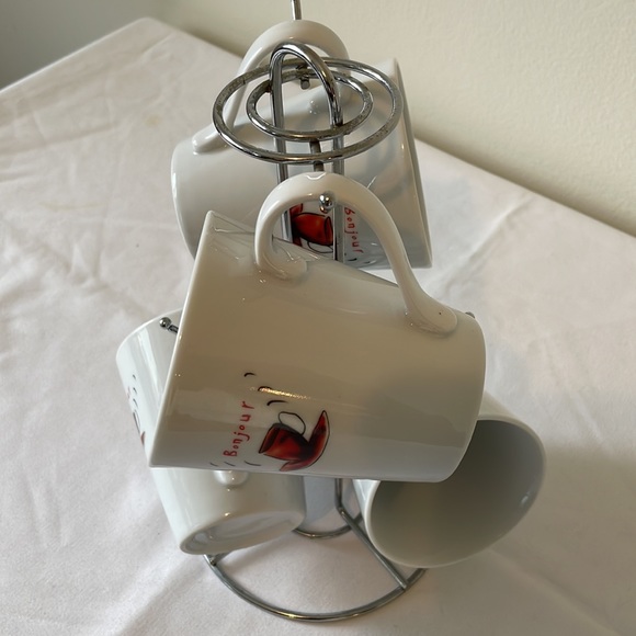 Bonjour coffee mugs. Straight from France!!! - Picture 3 of 5